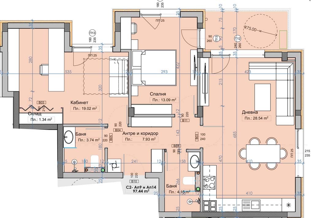 Продава 3-СТАЕН, с. Марково, област Пловдив, снимка 4 - Апартаменти - 55058384
