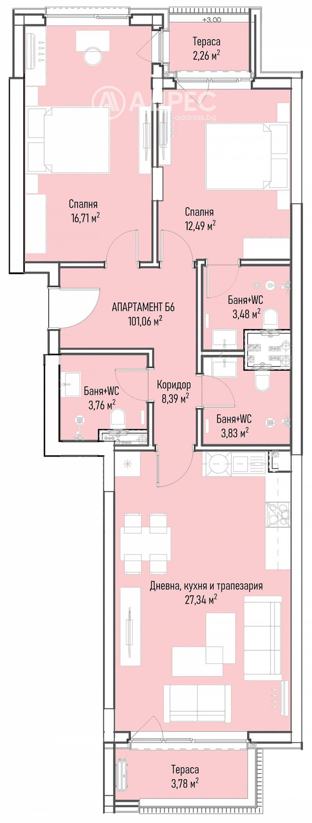 Продава 3-СТАЕН, гр. София, Младост 4, снимка 3 - Апартаменти - 53228098