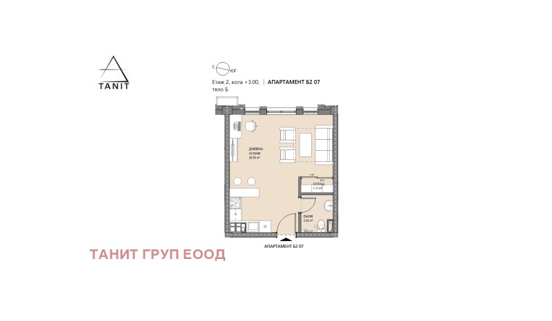 De vânzare  Studio Sofia , Levsci G , 43 mp | 99475423 - imagine [4]