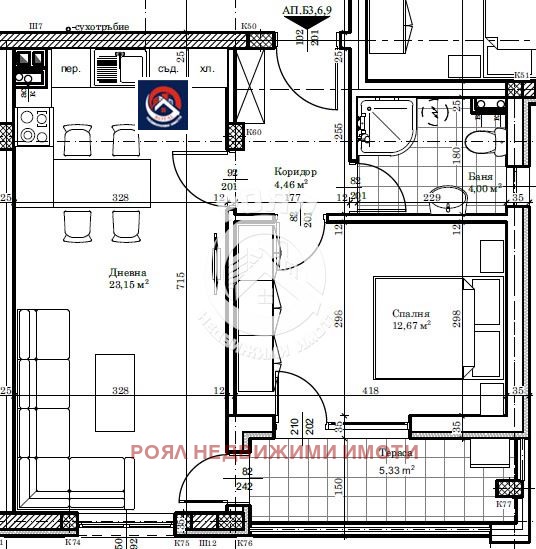 De vânzare  1 dormitor regiunea Plovdiv , Stamboliisci , 67 mp | 85698455 - imagine [5]