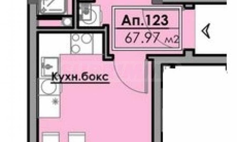 Myytävänä  1 makuuhuone Burgas , Slavejkov , 67 neliömetriä | 85446430 - kuva [2]