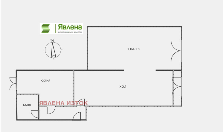 In vendita  1 camera da letto Sofia , Zona B-18 , 66 mq | 47305299 - Immagine [9]