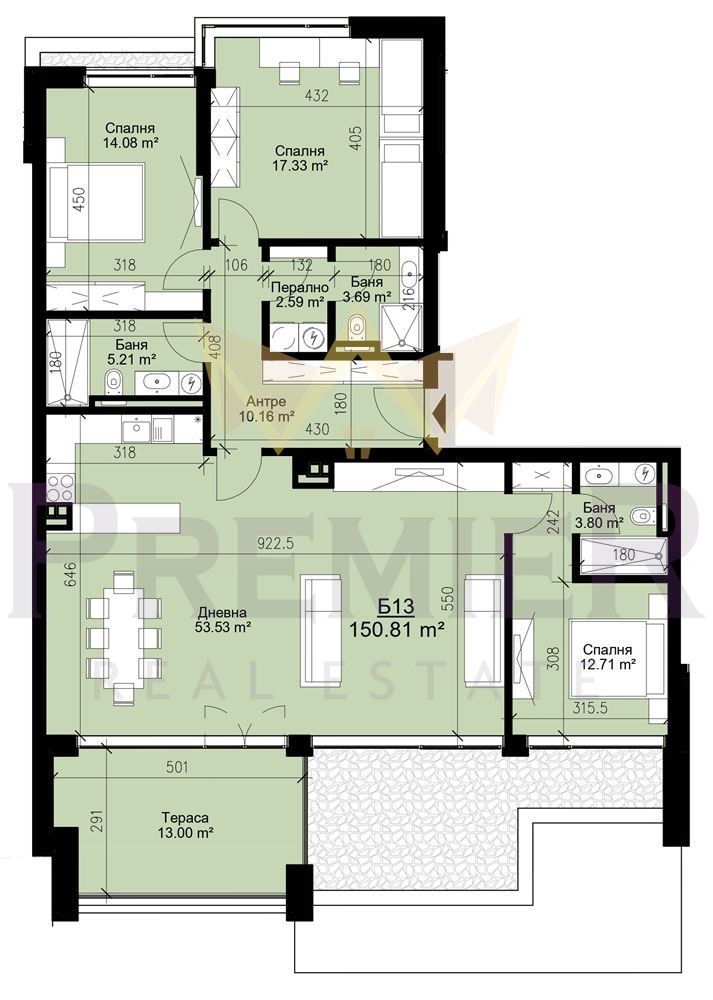 Продава 4-СТАЕН, гр. Варна, Бриз, снимка 2 - Апартаменти - 54601278