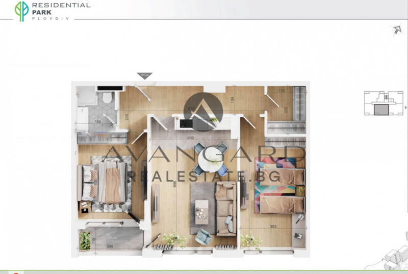 Na prodej  2 ložnice Plovdiv , Trakija , 100 m2 | 30152415 - obraz [16]