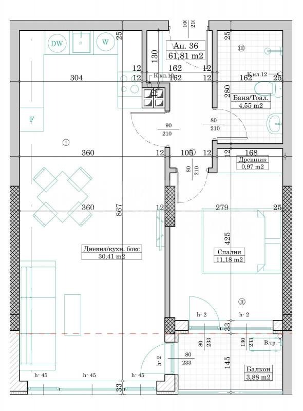Продава 2-СТАЕН, гр. Варна, Левски 1, снимка 5 - Апартаменти - 55847419