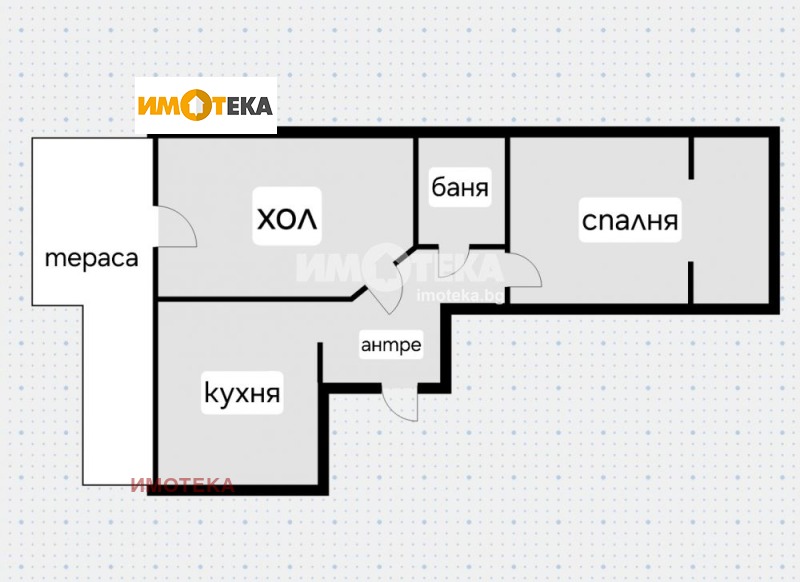 Na prodej  1 ložnice Sofia , Razsadnika , 71 m2 | 14037948 - obraz [4]