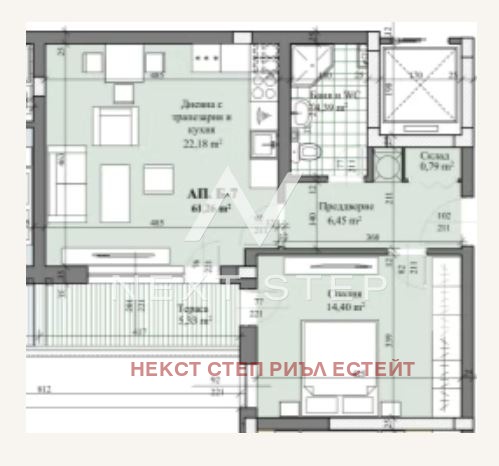 Продава 2-СТАЕН, гр. Пловдив, Христо Смирненски, снимка 10 - Апартаменти - 54617059