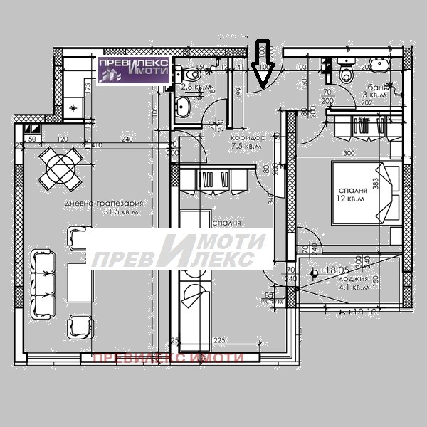 Продава 3-СТАЕН, гр. Пловдив, Съдийски, снимка 9 - Aпартаменти - 47625568