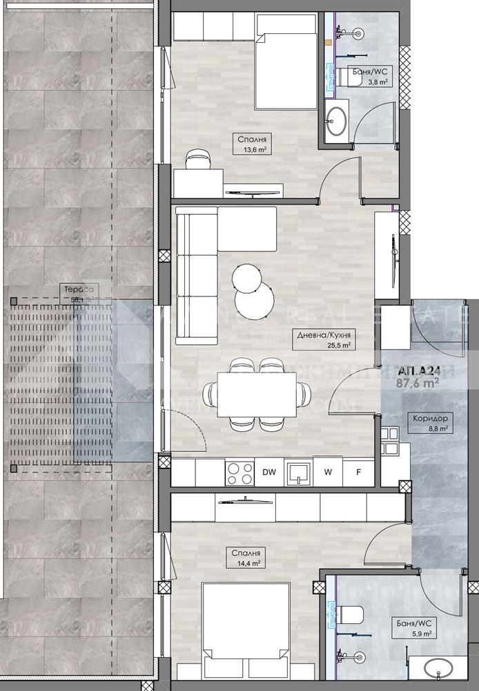 Продава  3-стаен град Пловдив , Кършияка , 152 кв.м | 25857470 - изображение [2]