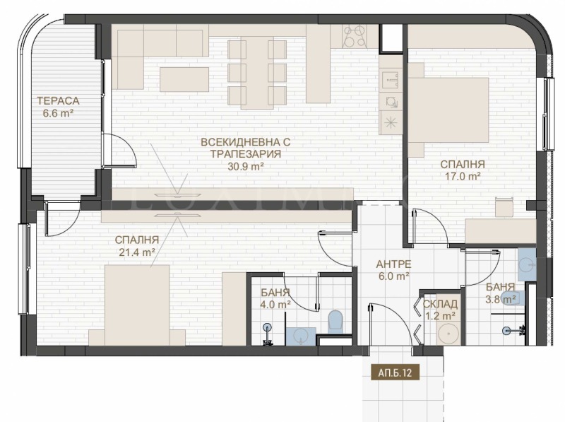 Продава 3-СТАЕН, гр. Пловдив, Център, снимка 6 - Апартаменти - 53412041