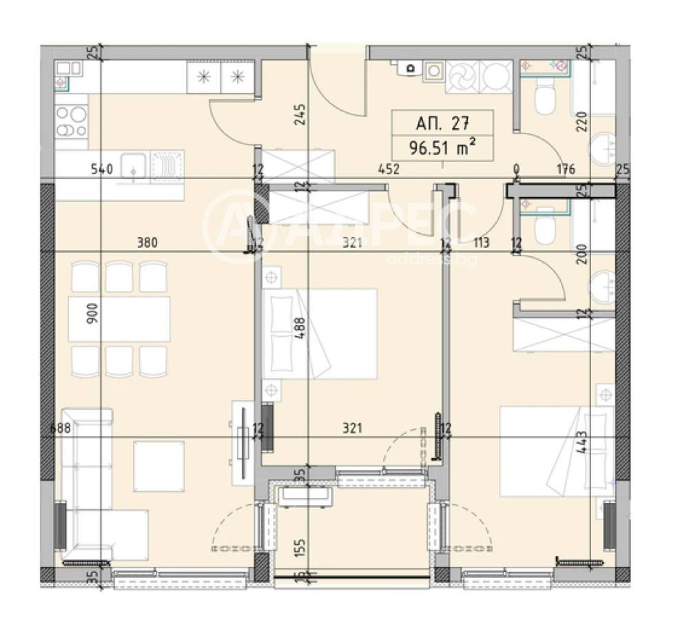 Продава 3-СТАЕН, гр. София, Малинова долина, снимка 4 - Апартаменти - 56611624