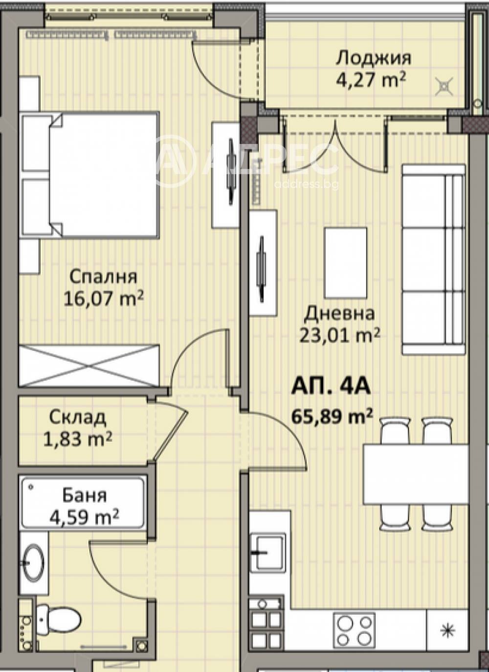 Продава 2-СТАЕН, гр. София, Надежда 2, снимка 4 - Апартаменти - 54778422