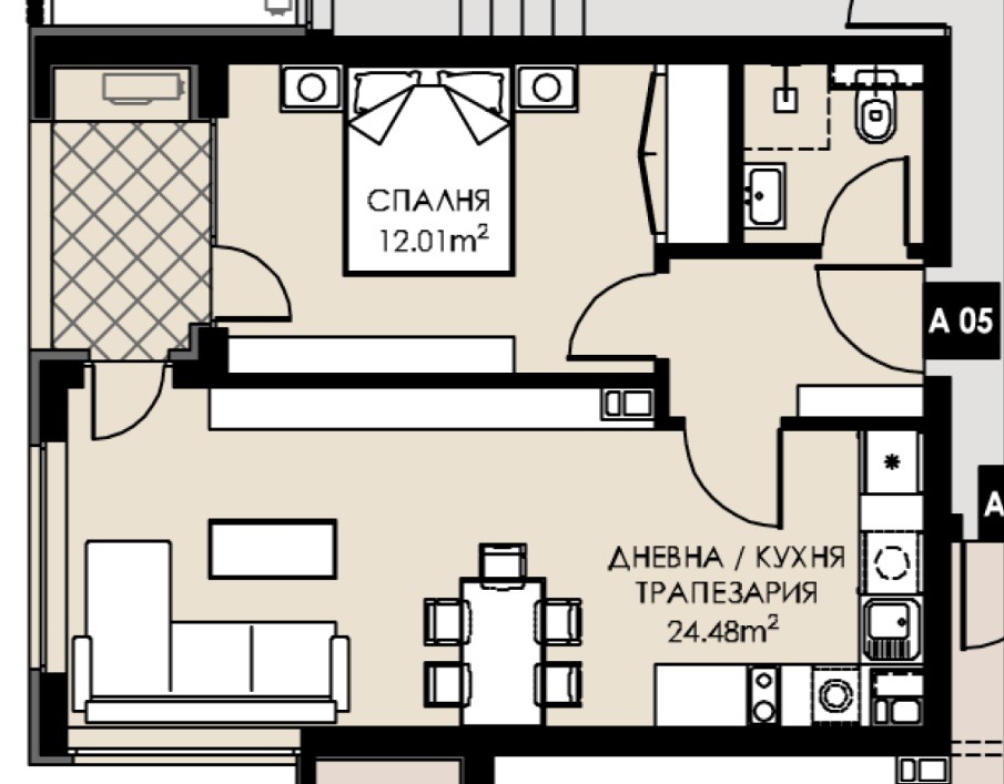 Продава 2-СТАЕН, гр. София, Люлин 9, снимка 2 - Апартаменти - 56075432