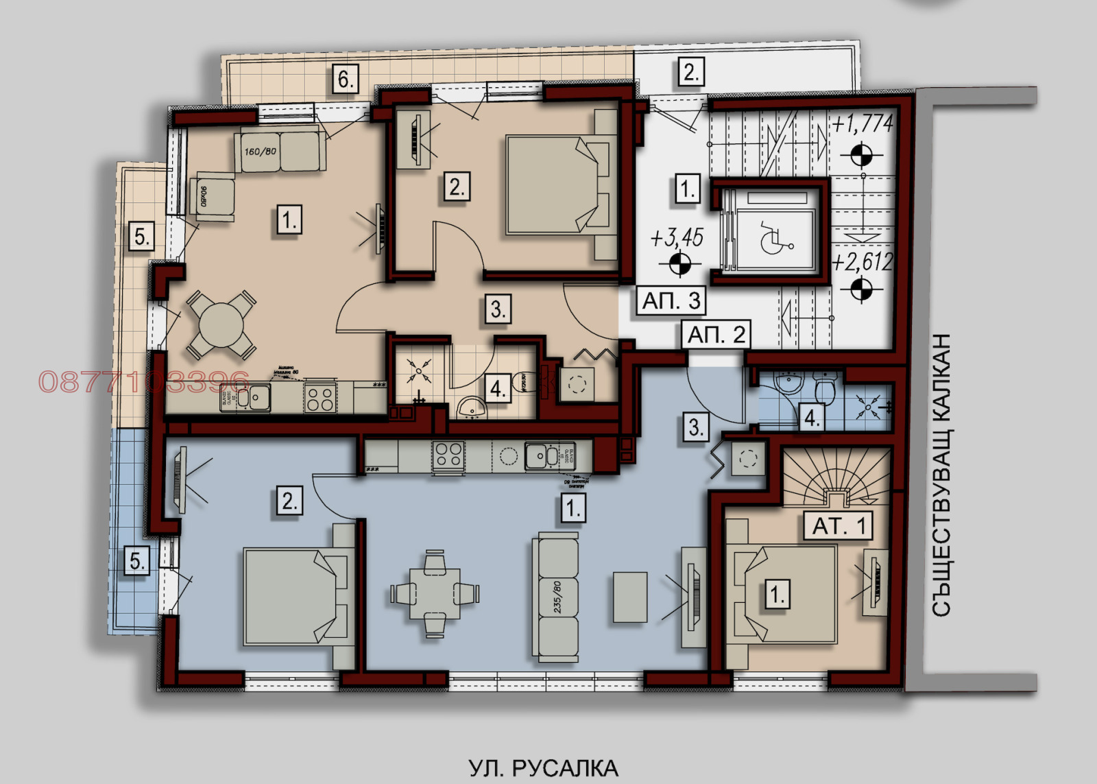Продава 2-СТАЕН, гр. София, Оборище, снимка 2 - Апартаменти - 53887622