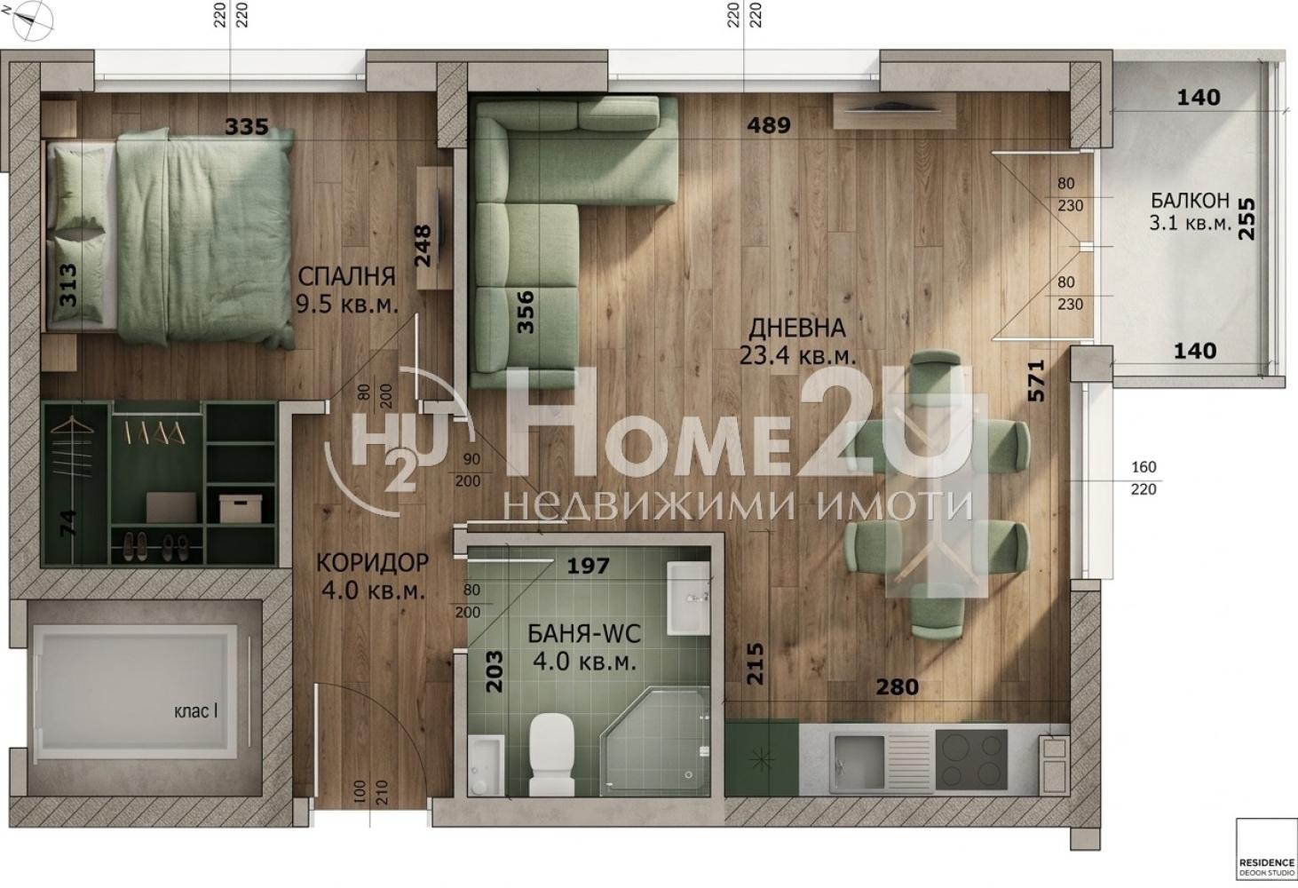 Продава 2-СТАЕН, гр. Варна, Кайсиева градина, снимка 9 - Апартаменти - 55043981