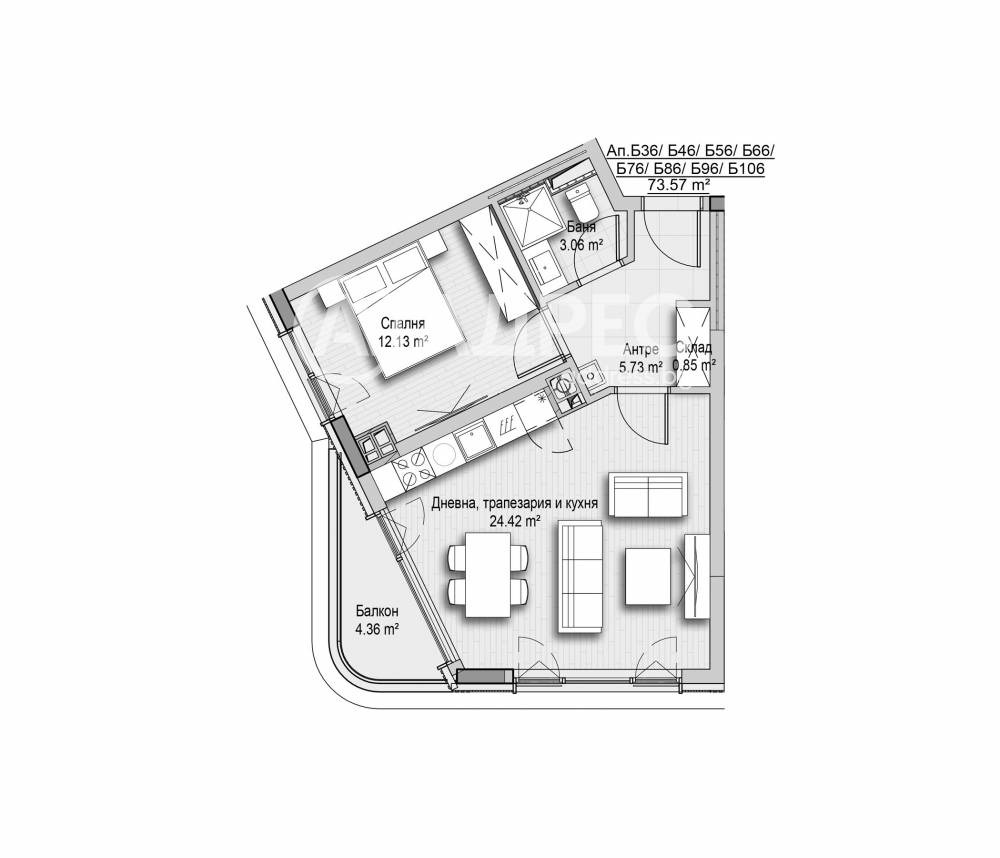 Продава 2-СТАЕН, гр. София, Витоша, снимка 4 - Апартаменти - 55642657