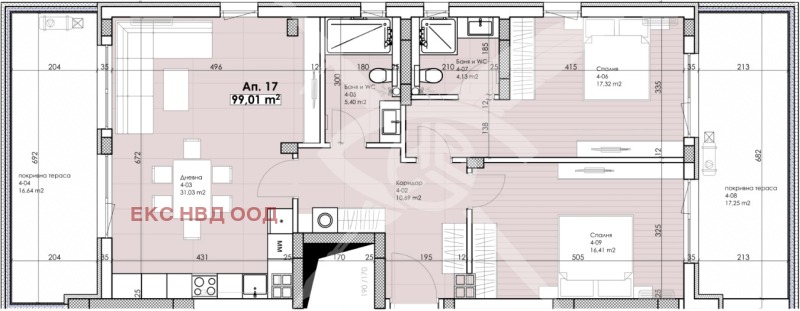 Satılık  2 yatak odası Plovdiv , Ostromila , 111 metrekare | 43892463