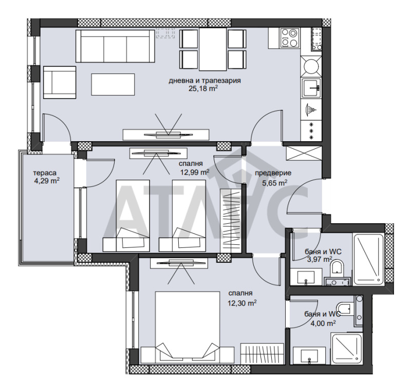 Продава 3-СТАЕН, гр. Пловдив, Христо Смирненски, снимка 11 - Aпартаменти - 47535994