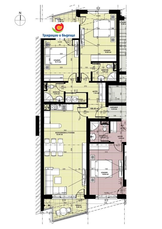 En venta  2 dormitorios Sofia , Poduyane , 124 metros cuadrados | 50934347 - imagen [2]