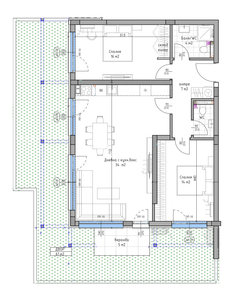 Продава 3-СТАЕН, гр. Пловдив, Остромила, снимка 3 - Aпартаменти - 48596838