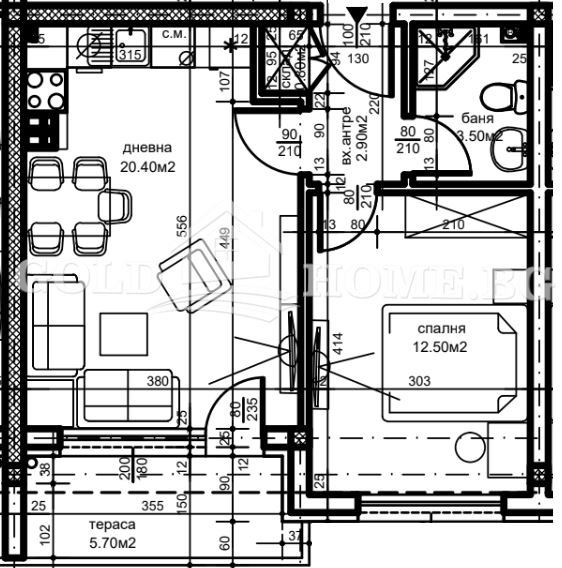 Продава 2-СТАЕН, гр. Пловдив, Беломорски, снимка 6 - Aпартаменти - 49287374