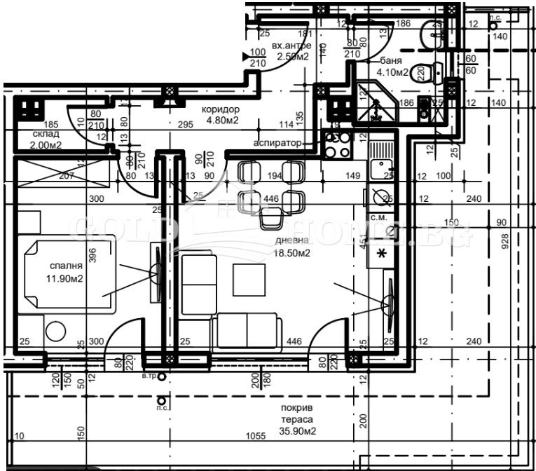 Продава 2-СТАЕН, гр. Пловдив, Беломорски, снимка 9 - Aпартаменти - 49287374