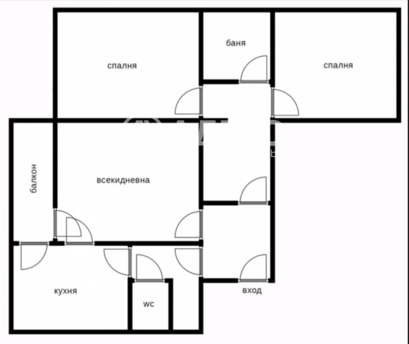 Satılık  2 yatak odası Sofia , Banişora , 82 metrekare | 44440062 - görüntü [4]