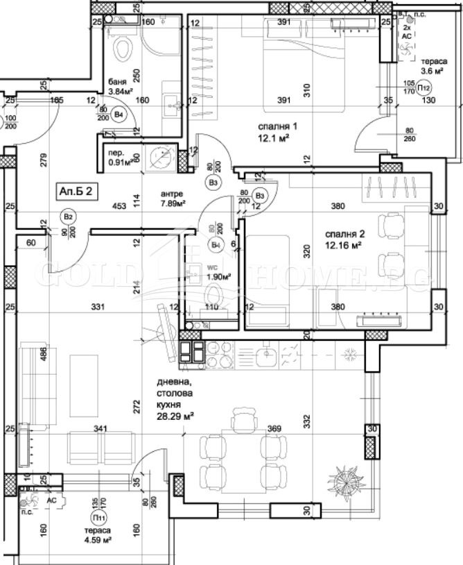 Продава 3-СТАЕН, гр. Пловдив, Кючук Париж, снимка 2 - Апартаменти - 53518212