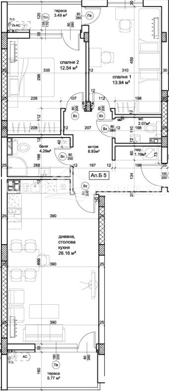 Продава 3-СТАЕН, гр. Пловдив, Кючук Париж, снимка 3 - Апартаменти - 53518212