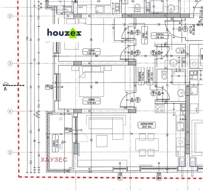 Продава 3-СТАЕН, гр. София, Манастирски ливади, снимка 12 - Апартаменти - 54226352
