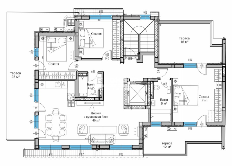 In vendita  3+ camere da letto Plovdiv , Karshiiaka , 206 mq | 39089333 - Immagine [10]