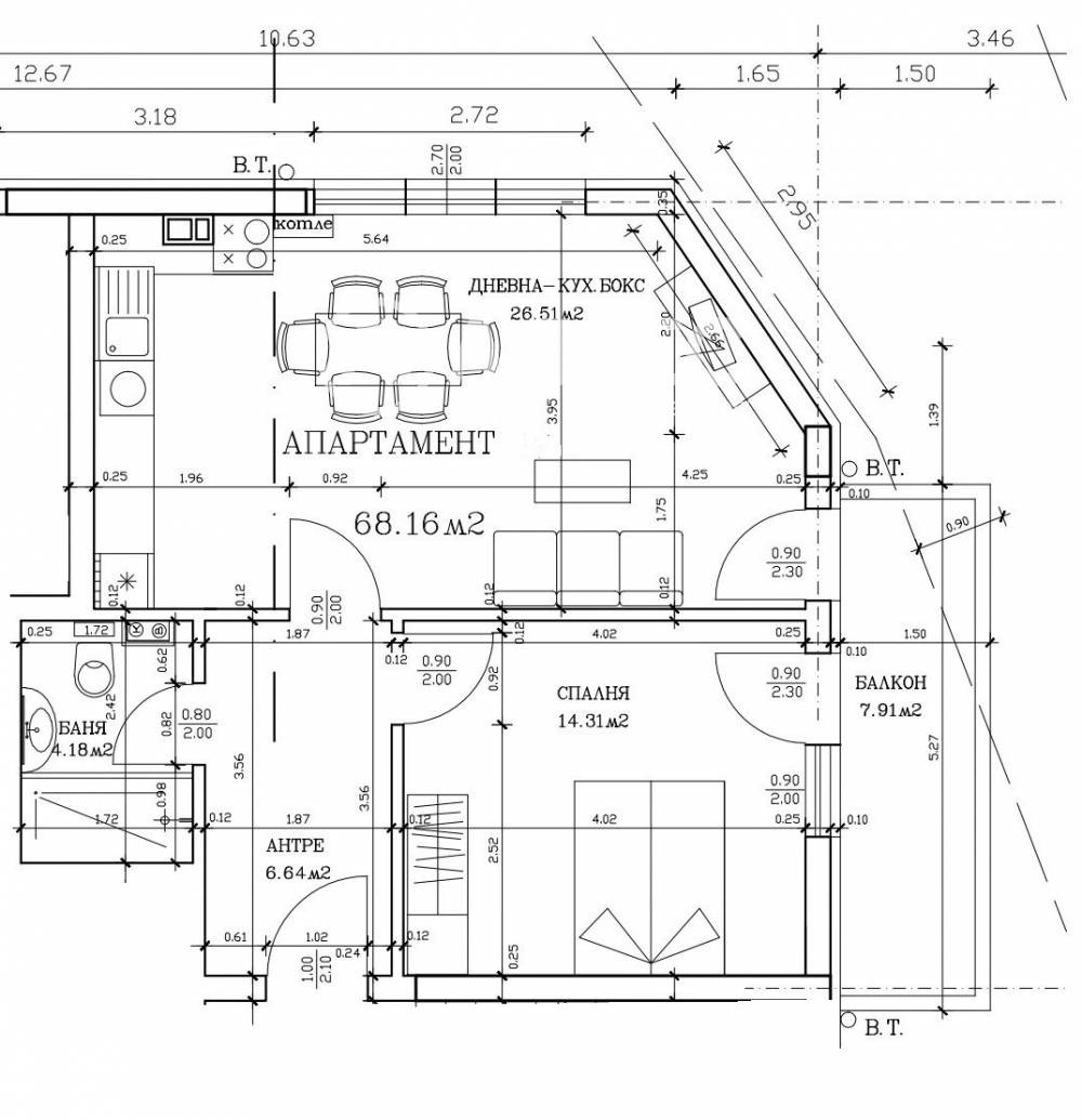 Продава 2-СТАЕН, гр. София, Павлово, снимка 1 - Апартаменти - 53887766
