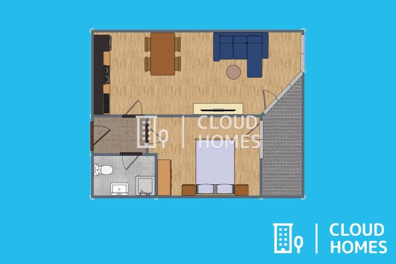 Eladó  1 hálószoba Sofia , Poligona , 60 négyzetméter | 89505567