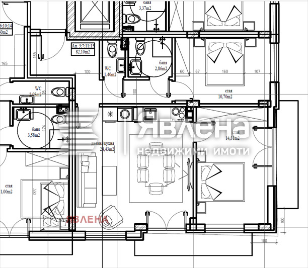 Продава  3-стаен град София , Левски , 97 кв.м | 55361373 - изображение [2]