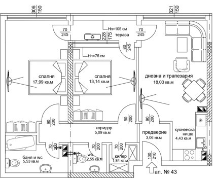 Продава 3-СТАЕН, гр. Пловдив, Център, снимка 8 - Апартаменти - 51612890
