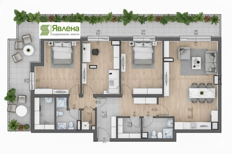 Продава 4-СТАЕН, гр. София, Младост 2, снимка 2 - Апартаменти - 52366720