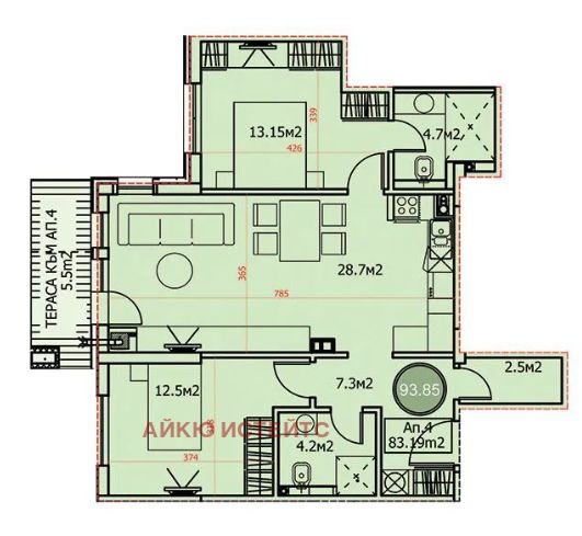 Продава 3-СТАЕН, гр. София, Драгалевци, снимка 7 - Апартаменти - 53626363