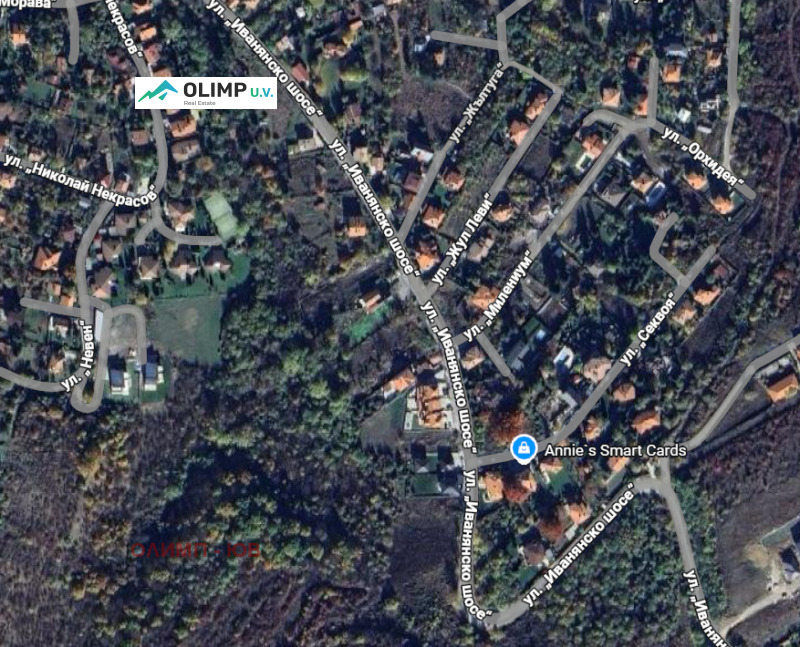 Продава ПАРЦЕЛ в град София, гр. Банкя - 450 кв.м / 72 520 € » 141 836.79 лв., ОЛИМП - ЮВ