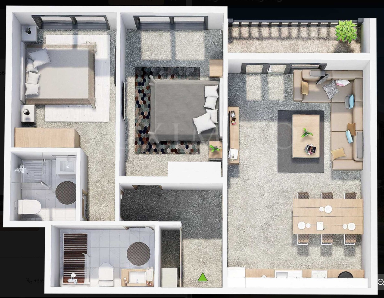 Продава 3-СТАЕН, гр. Пловдив, Христо Смирненски, снимка 4 - Апартаменти - 53903895