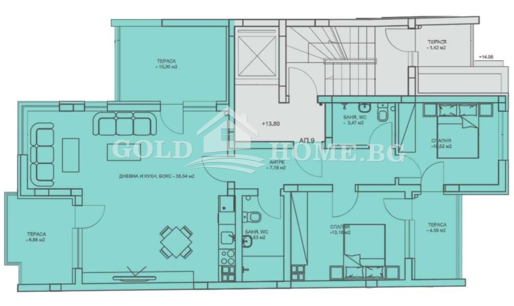 Продава 3-СТАЕН, гр. Пловдив, Център, снимка 2 - Апартаменти - 55171789