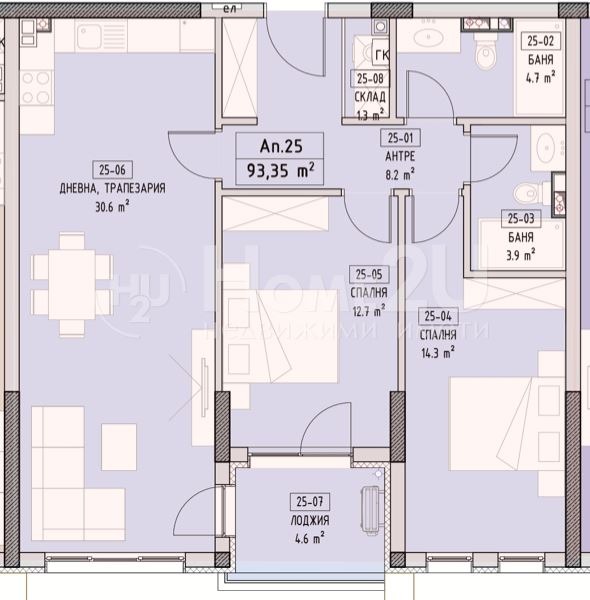 Продава 3-СТАЕН, гр. София, Малинова долина, снимка 1 - Aпартаменти - 49268429