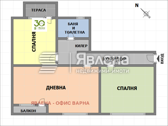 Продава 3-СТАЕН, гр. Варна, Център, снимка 2 - Aпартаменти - 47807596