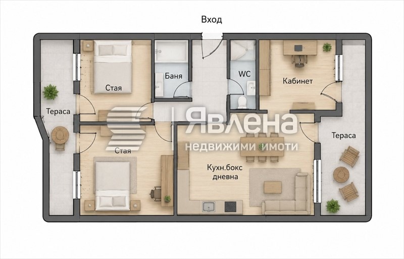 Продава 3-СТАЕН, гр. София, Драгалевци, снимка 14 - Апартаменти - 56014002