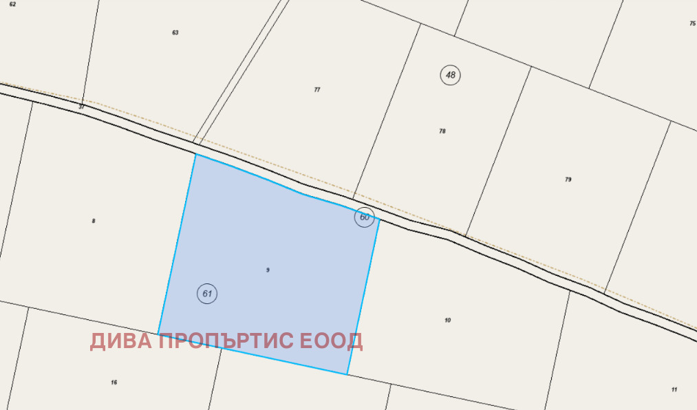 Продава ЗЕМЕДЕЛСКА ЗЕМЯ, с. Рельово, област София област