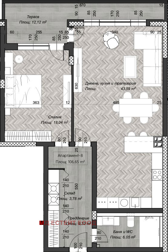 En venta  1 dormitorio Sofia , Zona B-18 , 125 metros cuadrados | 68852695