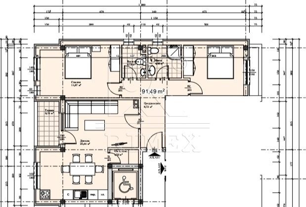 Eladó  2 hálószobás Plovdiv , Proslav , 90 négyzetméter | 47980412 - kép [2]