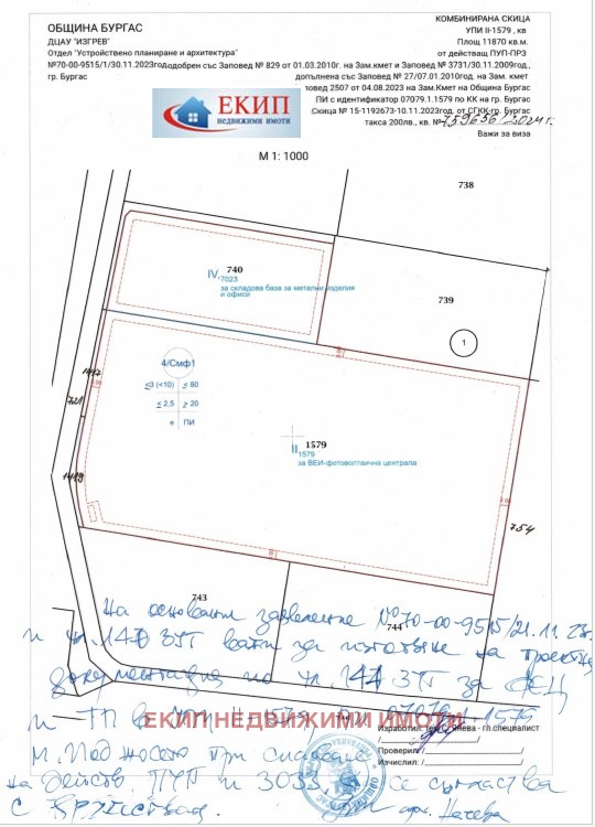 Продава ПАРЦЕЛ, гр. Бургас, Сарафово, снимка 2 - Парцели - 47506595