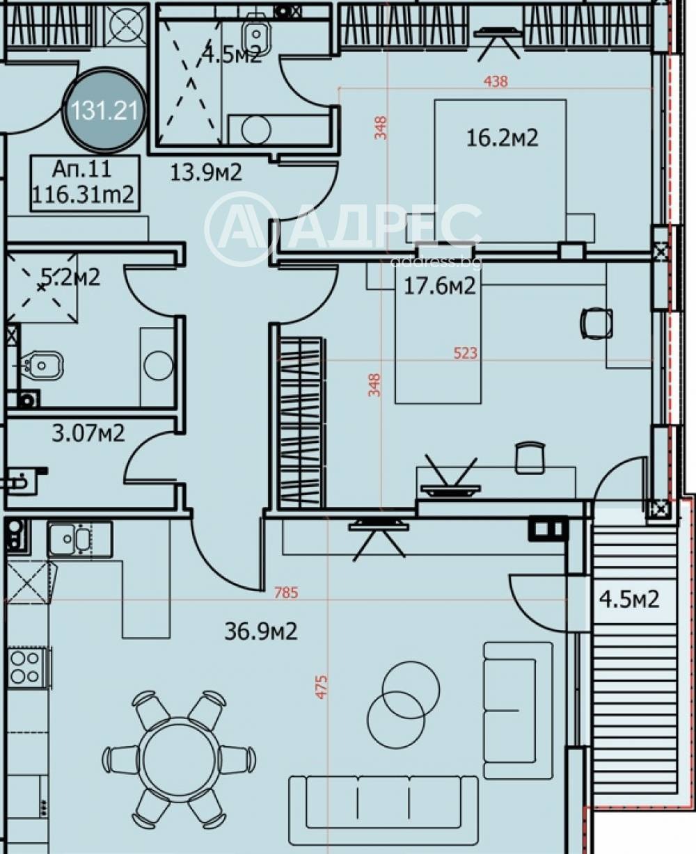 Продава 3-СТАЕН, гр. София, Драгалевци, снимка 2 - Апартаменти - 55790109