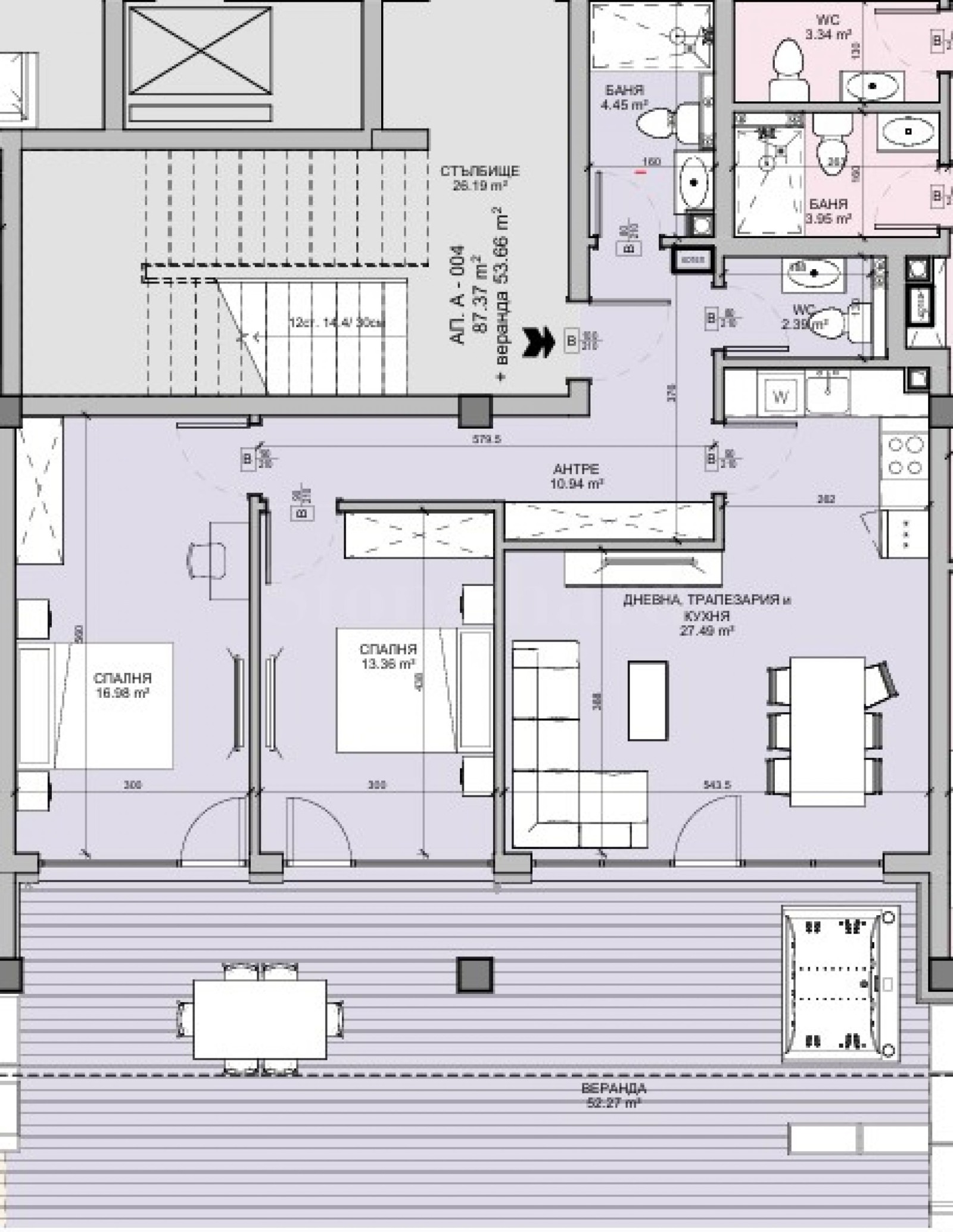 Продава 3-СТАЕН, к.к. Боровец, област София област, снимка 3 - Апартаменти - 54697269
