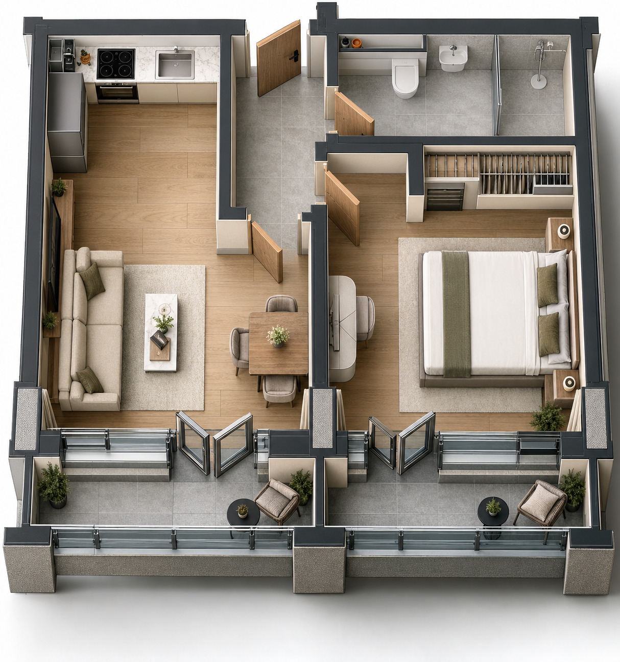 Продава 2-СТАЕН, гр. Варна, Чайка, снимка 2 - Апартаменти - 56738646